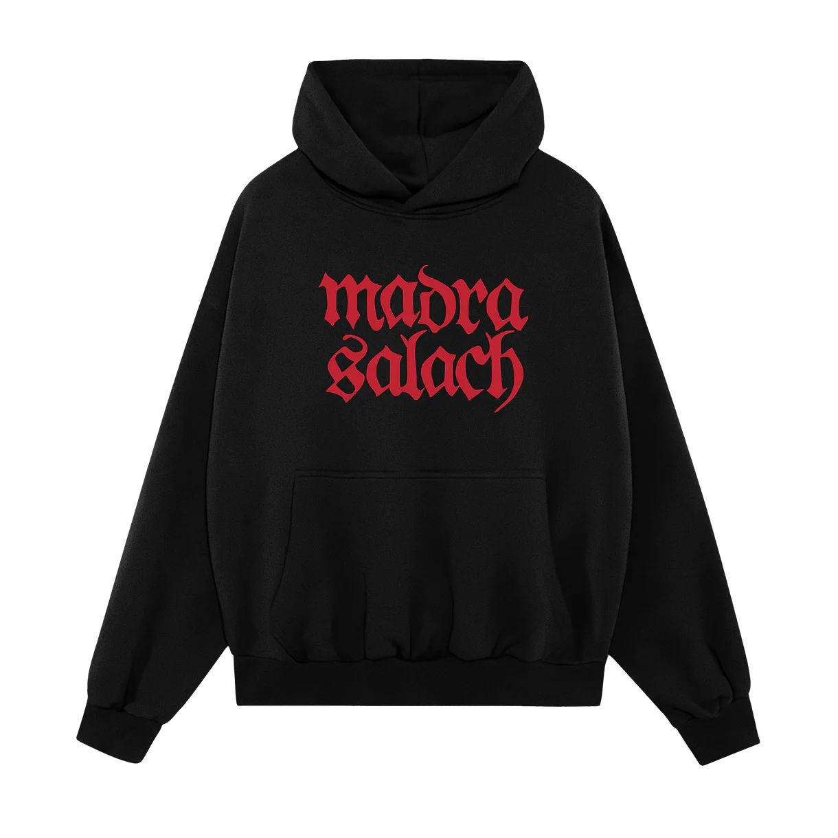 Madra Salach - Black & Red Logo Hoodie
