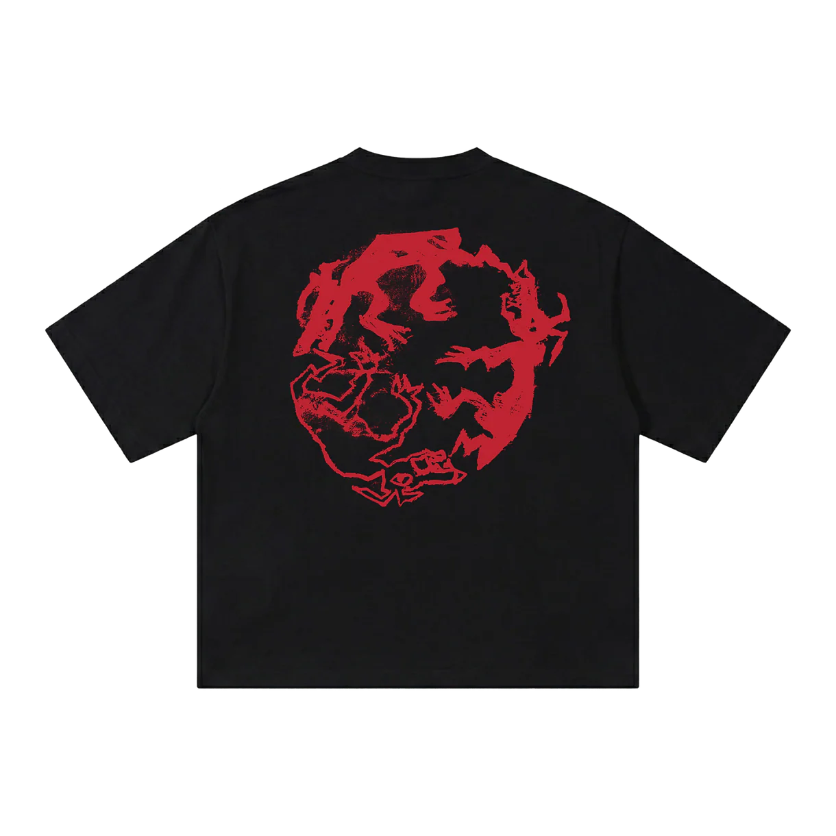 Madra Salach - Black & Red Logo T-Shirt